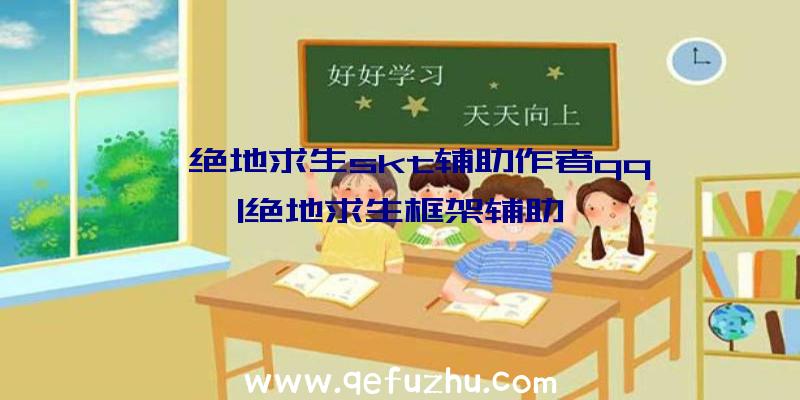 「绝地求生skt辅助作者qq」|绝地求生框架辅助